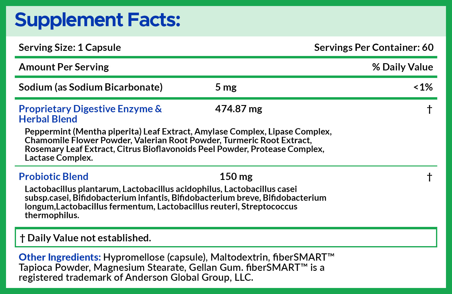 IBplus® Probiotic, Prebiotic, Digestive Enzyme and Herbal Blend Supplement